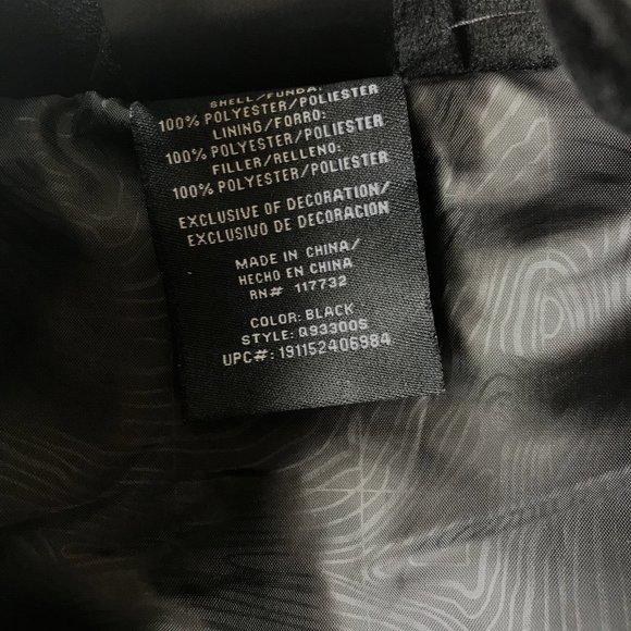 Zeroxposur Black Vest Small Black NWT Puffer Quilted Velour Front Zip Po… - Picture 14 of 14